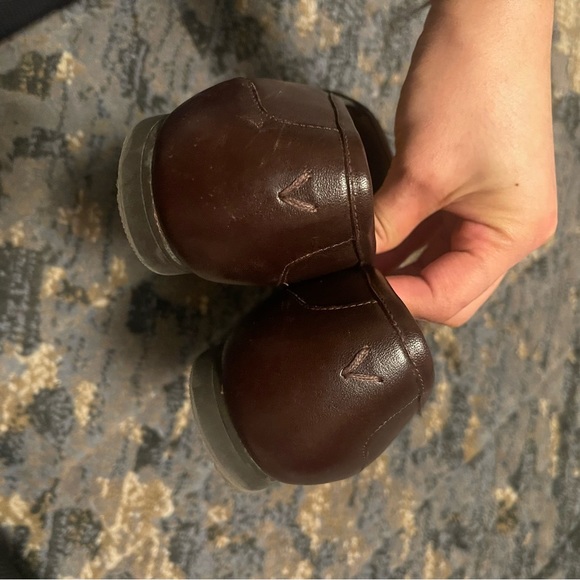 VIONIC Savannah Wine Leather Loafer Flats - Picture 3 of 7